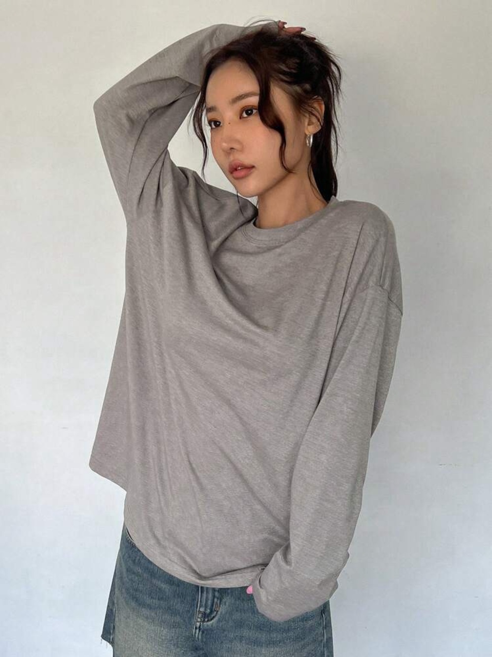 Victoria’s Secret LongSleeve Boxy Dolman Drop Shoulder T-Shirt X-Large